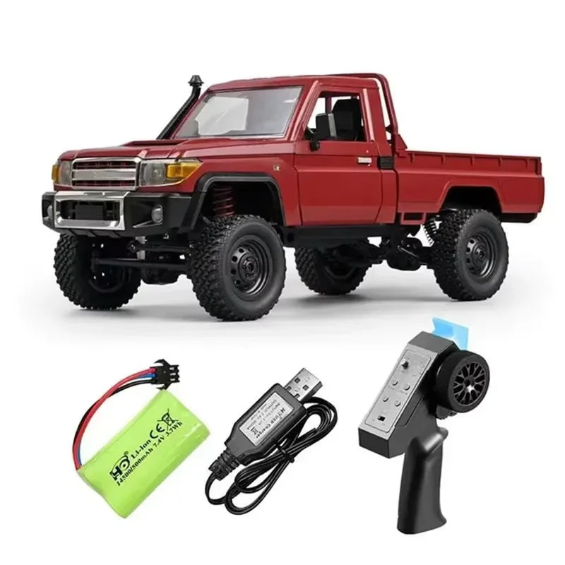 Full Scale RC CAR MN82 1:12 2.4G 4WD Off-Road Crawler Car Pick Up Truck MN82 Controllable Headlights Remote Control Toys