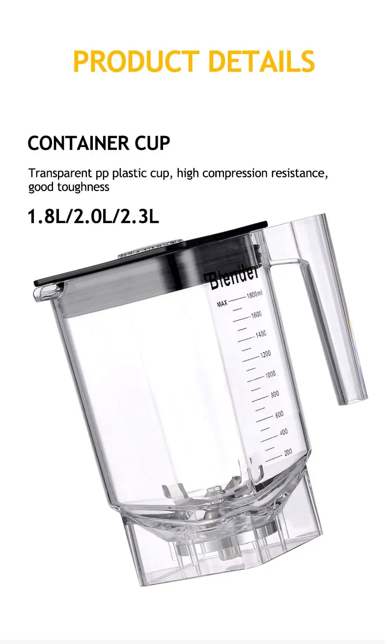 Hot Sell High Speed Mixeur Commercial Ice Smoothie Makers Binatone Blenders Mixers Food Processors and Juicers