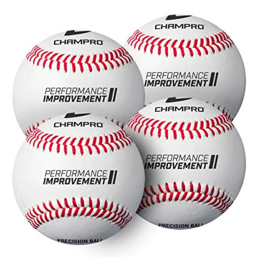 Training Baseball, Set of 4 White, 7.5-Inch