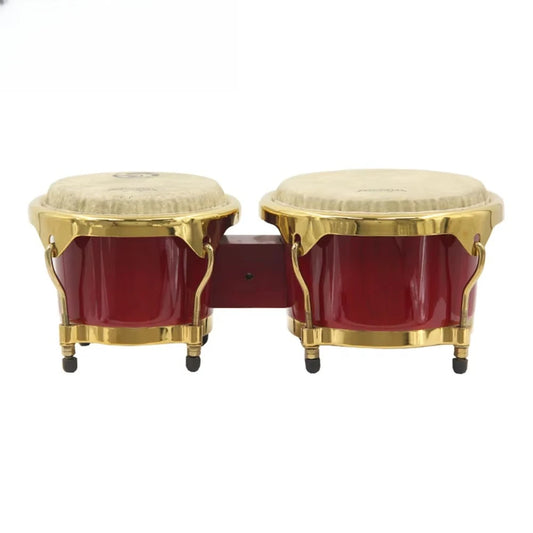 2025 Music Bongo Drums,Wholesale 7+8.5 Inches Thai Rubber Wood Percussion Instrument Bongo Drums