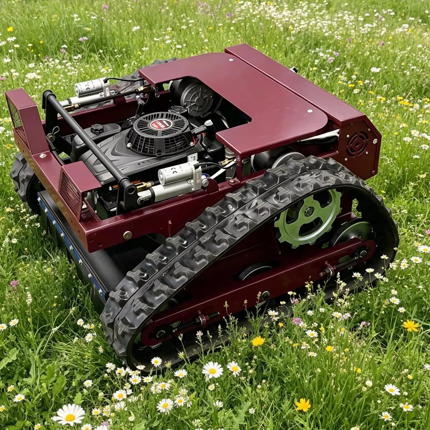 All Terrain Customized Lawn Mower Wide Cutting Range Long Remote Control Distance Flexible Use for Different Terrains CE EPA