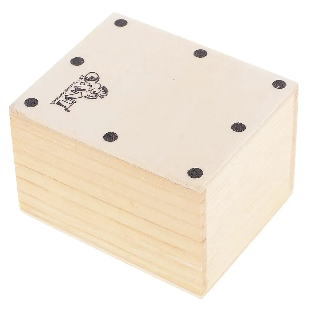Wooden Mini Cajon Drum Sand Shaker Percussion Box Small Drum for Band Accompaniment and Practice