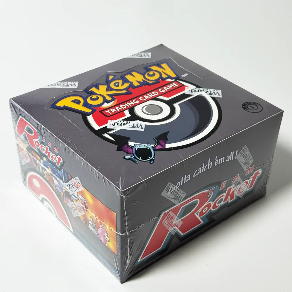 Team Rocket 1st Edition Booster Box pokemon Cards Proxy Collection Board Games PTCG Giovanni Meowth Jessie Lt. Random Cards Set