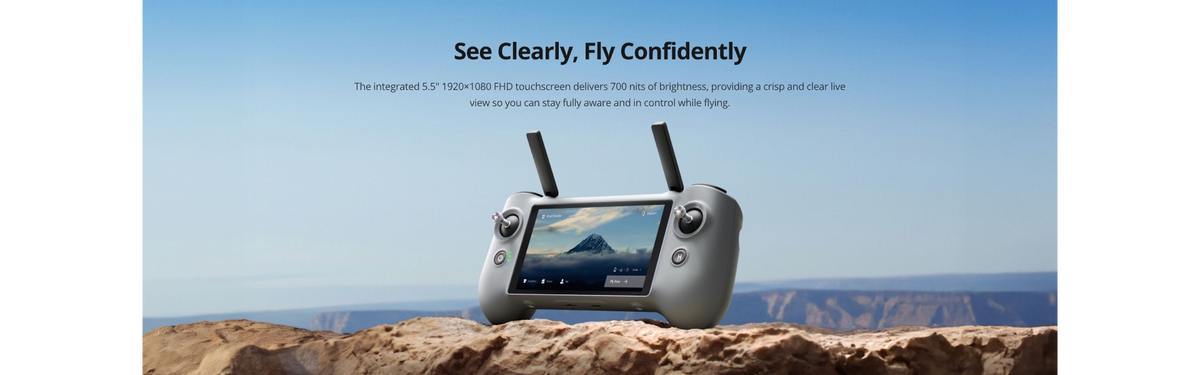 PTD-1 Remote Controller with 5.5" Integrated Screen for ATOM 2 Drone