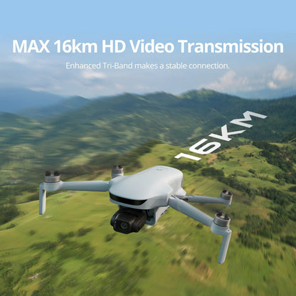 ATOM 3 Drone with 4K 60fps, 8K Photo, 16km Transmission, 40/50-Min Flights, AI Track 2.0, Under 249g, C0 Standard Kit