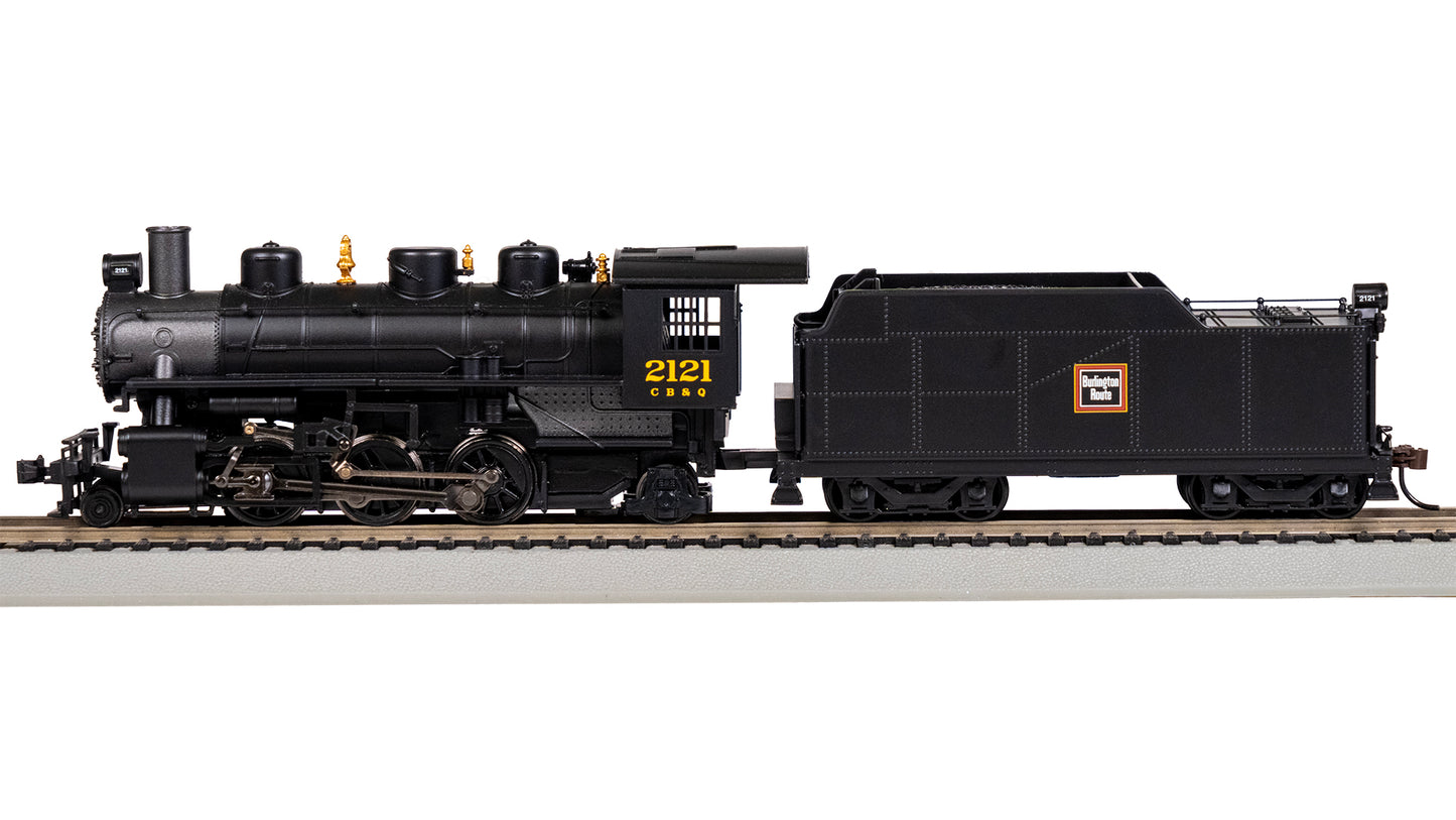 Bachmann Trains 2-6-2 Prairie - Burlington #2121 (with smoke) HO Scale