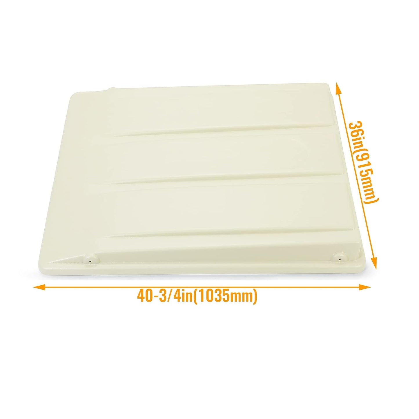 HECASA Tractor Canopy Compatible with John Deere Compact Utility Tractors with ROPS 34" Wide or Less. Fit 1 1/2" x 3", 2" x 2" or 2" x 3" ROPS Sun Shade Canopy with Bracket 36" W x 40" L