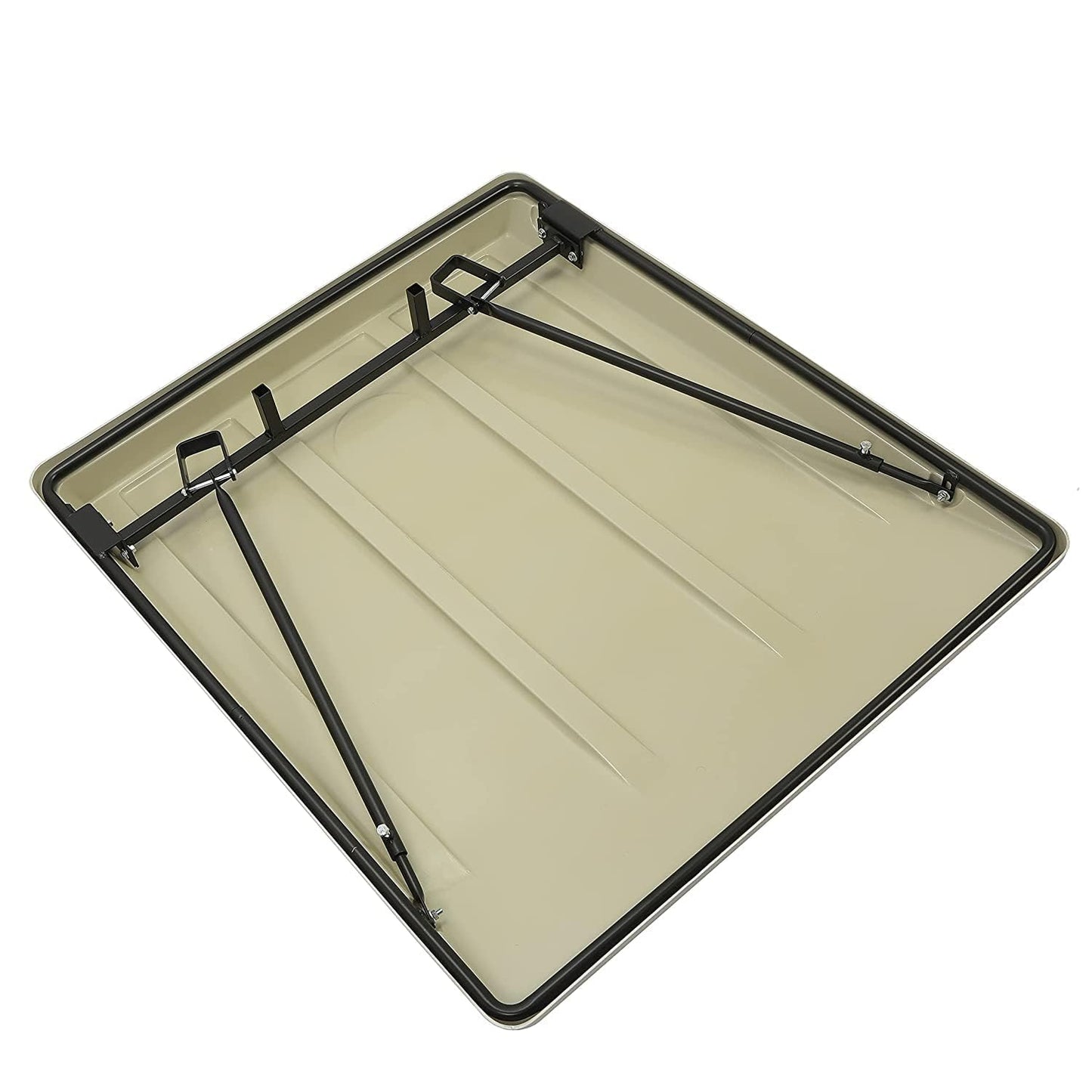 HECASA Tractor Canopy Compatible with John Deere Compact Utility Tractors with ROPS 34" Wide or Less. Fit 1 1/2" x 3", 2" x 2" or 2" x 3" ROPS Sun Shade Canopy with Bracket 36" W x 40" L