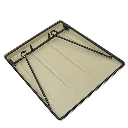 HECASA Tractor Canopy Compatible with John Deere Compact Utility Tractors with ROPS 34" Wide or Less. Fit 1 1/2" x 3", 2" x 2" or 2" x 3" ROPS Sun Shade Canopy with Bracket 36" W x 40" L