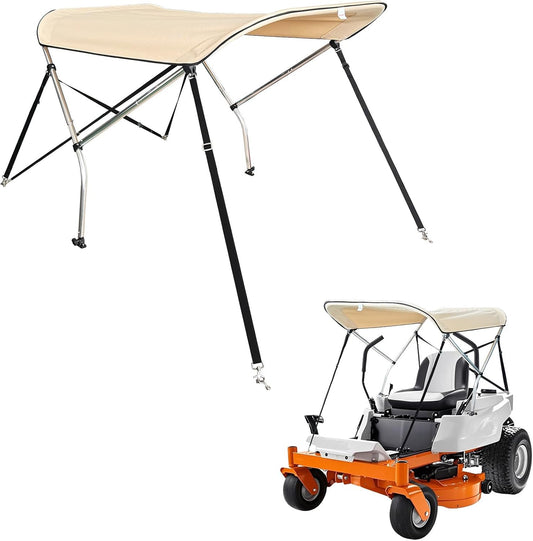 Lawn Mower Canopy, Outdoor Heavy Duty Lawn Mower Awning, Compatible with Zero Turn Mowers, Foldable, UV Resistant, Rain Resistant