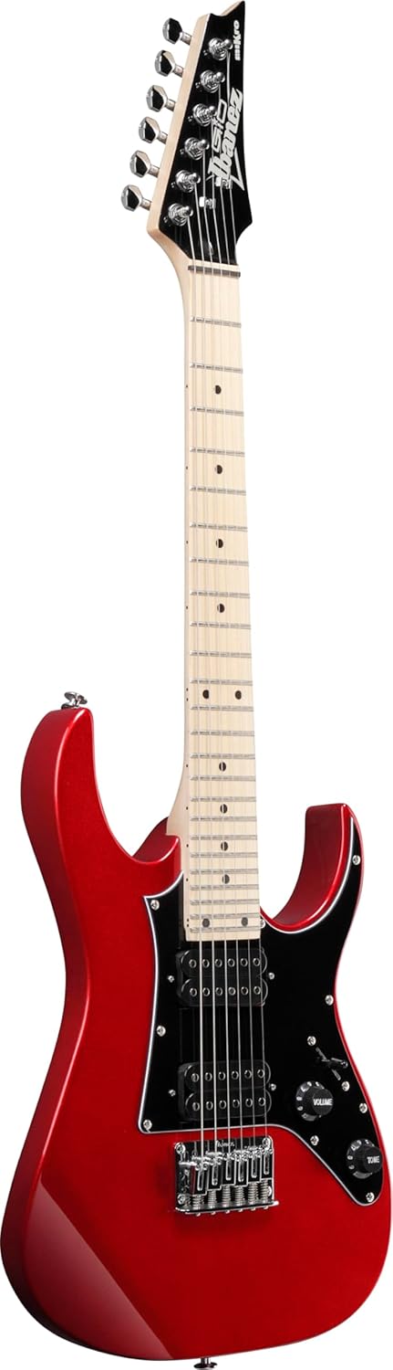 Ibanez GRGM 6 String Solid-Body Electric Guitar, Right, Candy Apple Medium (GRGM21MCA)