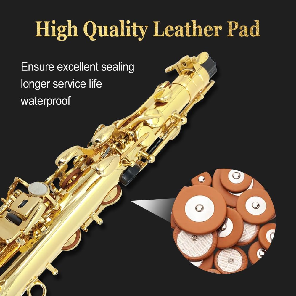 Yinfente Eb Alto Saxophone For Beginners Adult, Saxophone Student, E Flat Alto Sax Full Kit