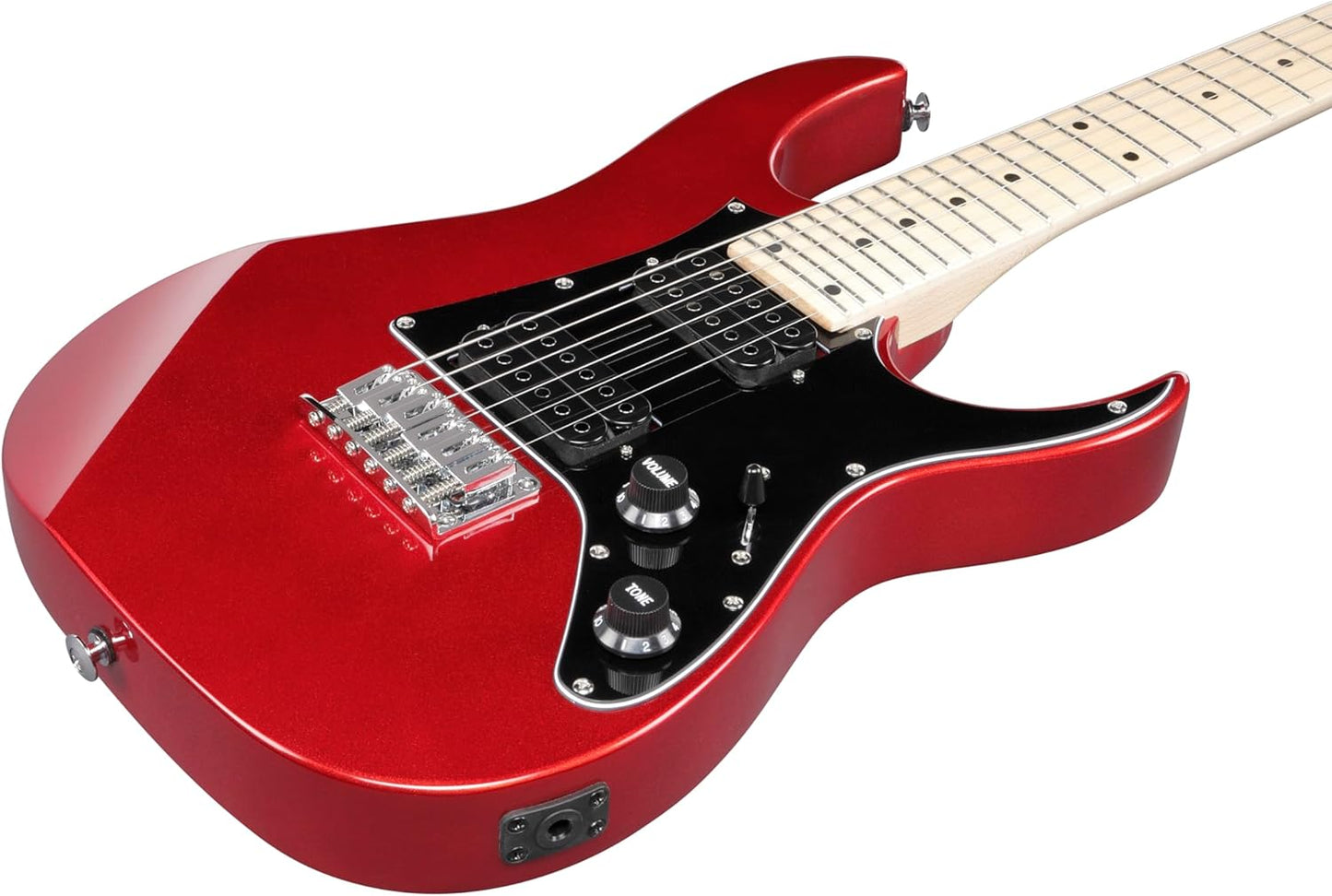 Ibanez GRGM 6 String Solid-Body Electric Guitar, Right, Candy Apple Medium (GRGM21MCA)