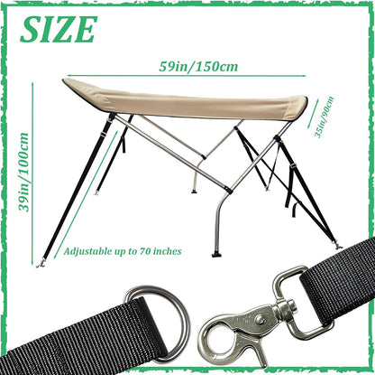 Lawn Mower Canopy, Outdoor Heavy Duty Lawn Mower Awning, Compatible with Zero Turn Mowers, Foldable, UV Resistant, Rain Resistant