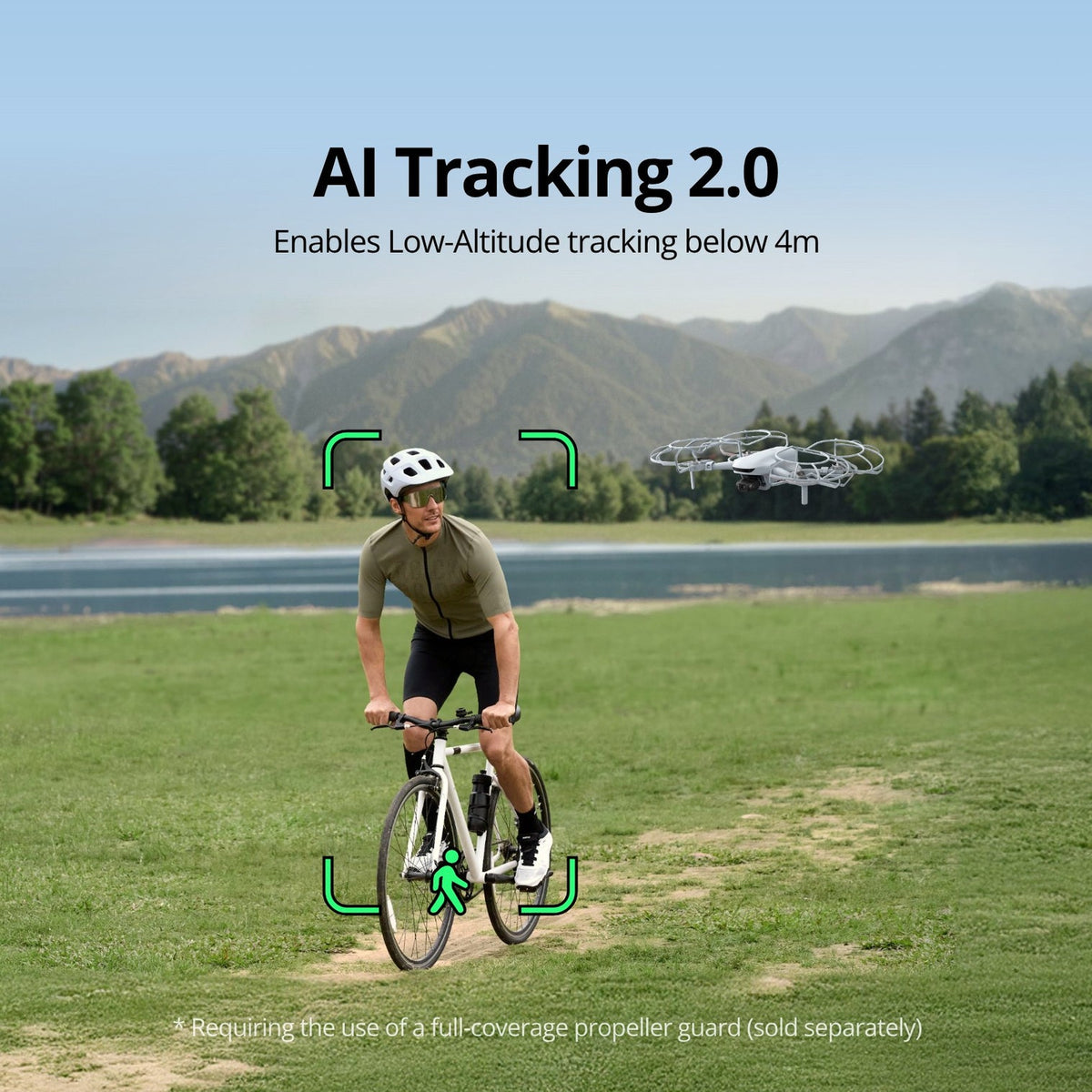 ATOM 3 Drone with 4K 60fps, 8K Photo, 16km Transmission, 40/50-Min Flights, AI Track 2.0, Under 249g, C0 Standard Kit