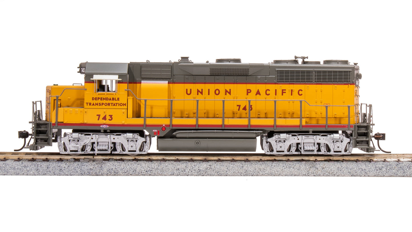 Broadway 7548 EMD GP35, UP 743, "Dependable Transportation", Paragon4 Sound/DC/DCC, HO