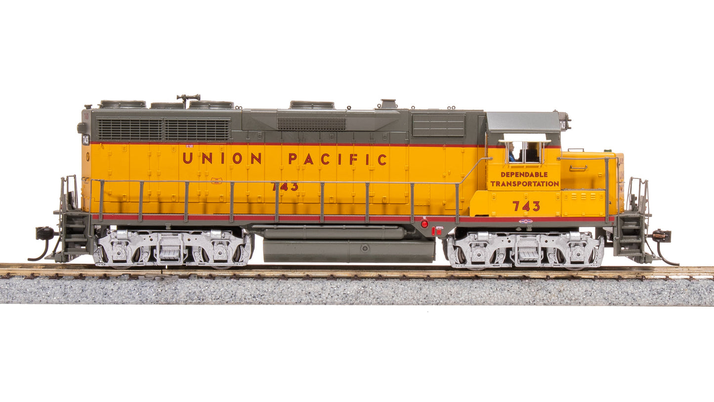 Broadway 7548 EMD GP35, UP 743, "Dependable Transportation", Paragon4 Sound/DC/DCC, HO