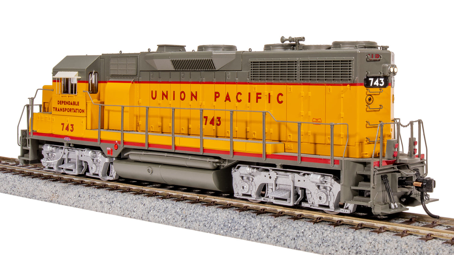 Broadway 7548 EMD GP35, UP 743, "Dependable Transportation", Paragon4 Sound/DC/DCC, HO
