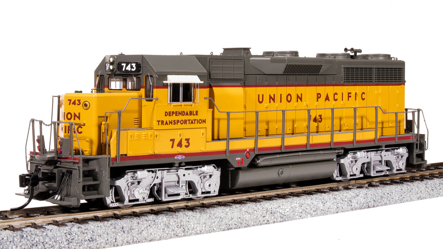 Broadway 7548 EMD GP35, UP 743, "Dependable Transportation", Paragon4 Sound/DC/DCC, HO