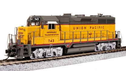 Broadway 7548 EMD GP35, UP 743, "Dependable Transportation", Paragon4 Sound/DC/DCC, HO