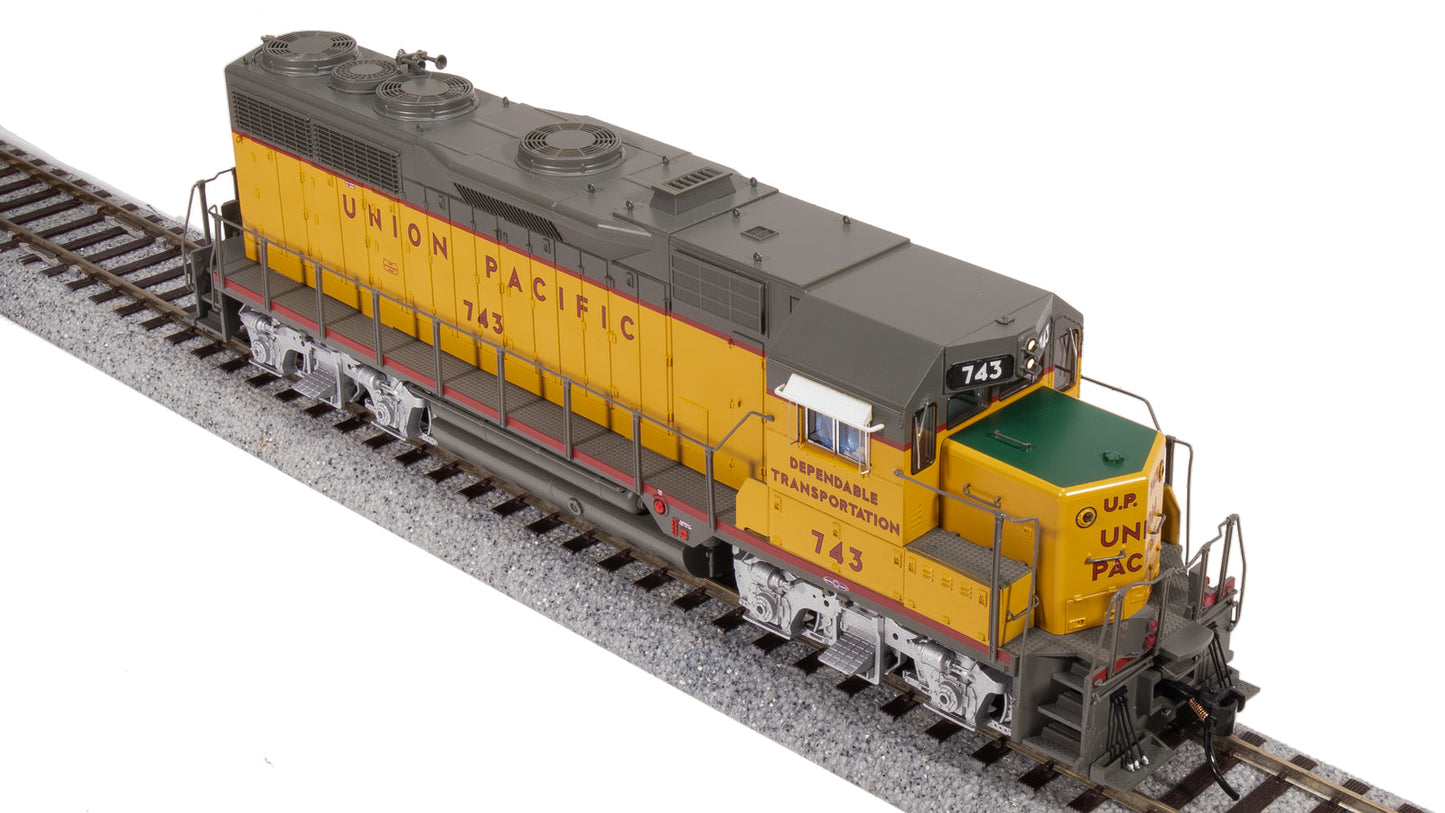 Broadway 7548 EMD GP35, UP 743, "Dependable Transportation", Paragon4 Sound/DC/DCC, HO