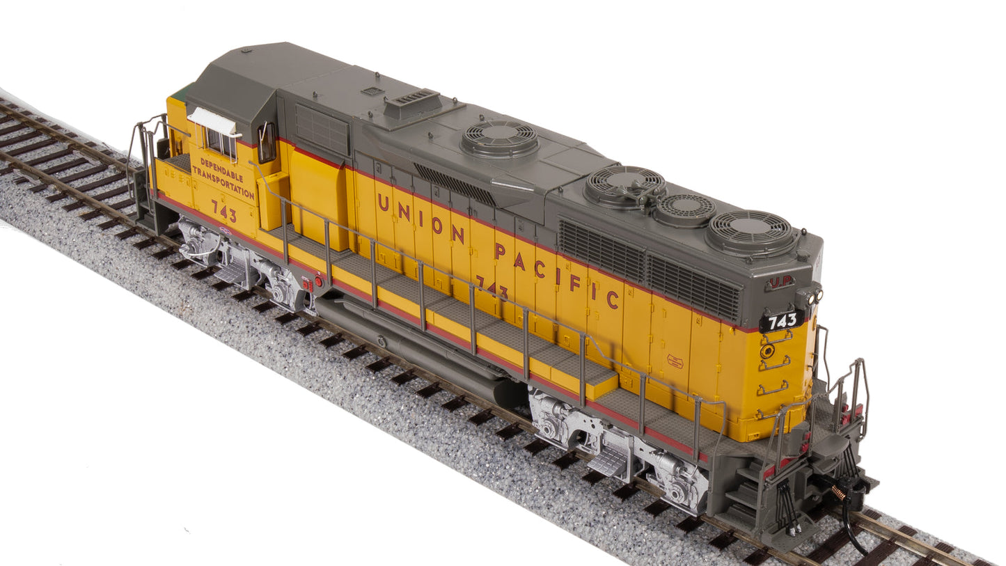 Broadway 7548 EMD GP35, UP 743, "Dependable Transportation", Paragon4 Sound/DC/DCC, HO