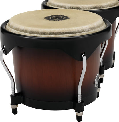 Latin Percussion LP601NY-VSB LP City Wood Bongos - Vintage Sunburst