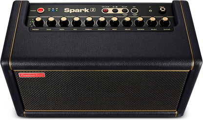 Positive Grid Spark 2 50W Smart Guitar Practice Amp & Bluetooth Speaker with Built-in Looper, AI Features & Smart App for Electric, Acoustic, & Bass Guitar