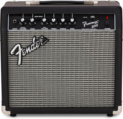 Fender Frontman 20G Guitar Amp, 20 Watts, with 2-Year Warranty 6 Inch Fender Special Design Speaker, 10x16x16 inches Black