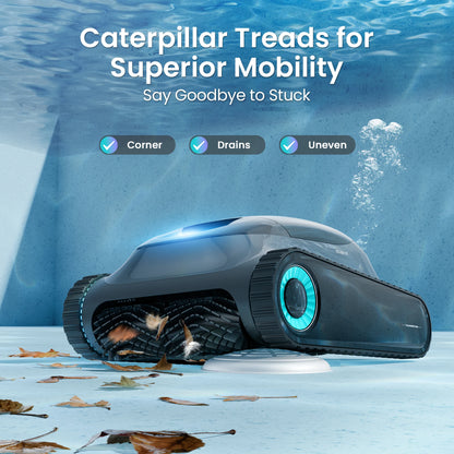 (2026 Upgrade) Aiper Scuba S1 Robotic Pool Cleaner, Weekly Custom Cleaning Plan, 270 Min Runtime, Over-the-Waterline Scrubbing, Smarter Navigation with 11 High-Precision Sensors, App Support,Refurbished