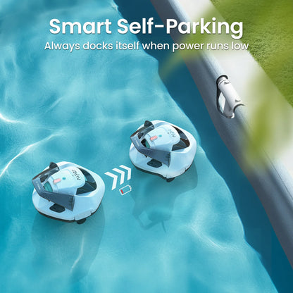 AIPER Seagull SE 2026 Cordless Robotic Pool Vacuum with 1320GPH Strong Suction, Lasts 90 Mins Runtime, LED Indicator,Pool Vacuum for Above-Ground Pool up to 40 Feet
