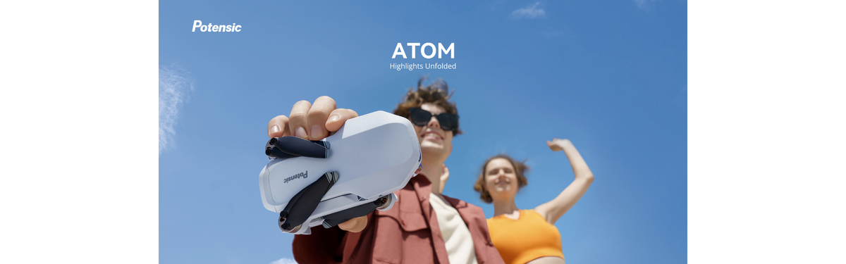 ATOM GPS Drone with 4K 3-Axis Gimbal, 6 km Video Transmission, Visual Tracking, C0
