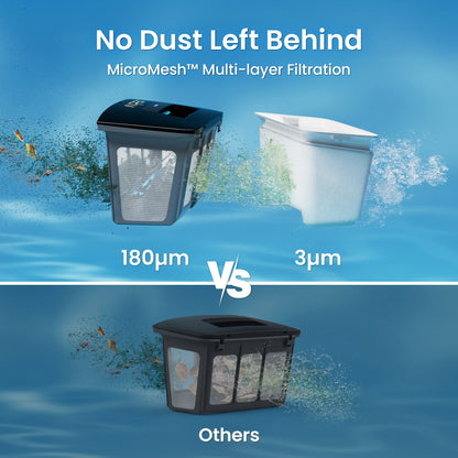 Refurbished AIPER Scuba V3 AI Vision Cordless Robotic Pool Cleaner, Include Wireless Charging Dock, Smart Waterline Parking & Featherlight Design, Micromesh Multi-Layer Filtration