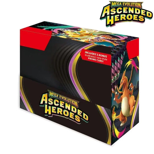 360Pcs/Set Pokemon Card MEGA EVOLUTION Phantasmal Scarlet Violet 151 Black Bolt English Booster Battle Transaction Card Toys ASCEND HEROES
