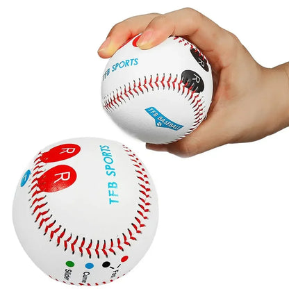 New Pitch Training Baseball with Finger Placement Markers Standard Baseball Pitching Trainer Kit Training Aid for Pitching Pract