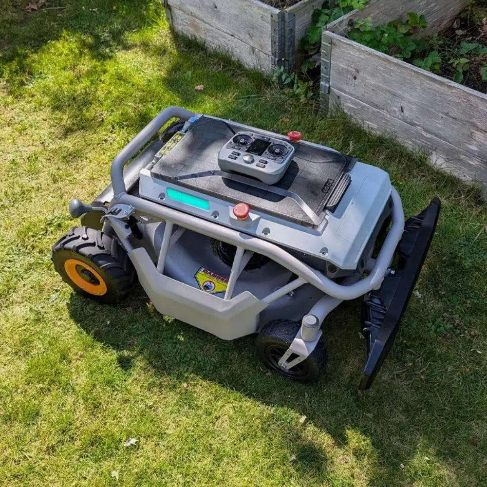 Customized S1 2WD 21'' Battery Remote Control Robotic Lawn Mower with Sensor Slope Control Suitable for Farm Lawns