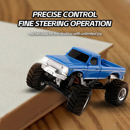 Boy 1/36 RC Crawler Car 4WD Mini Radio Control Off-road Vehicle Light System Climbing RC Car Remote Control RTR Hobby Model Gift