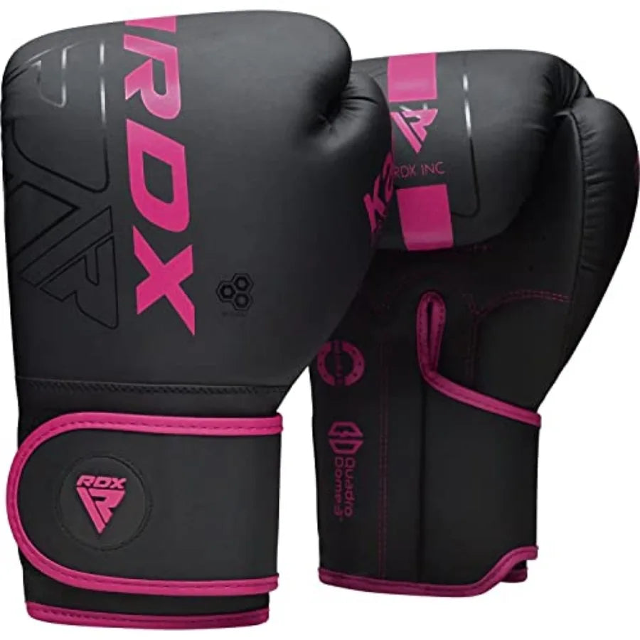 Women Boxing Gloves, Pro Training Sparring, Maya Hide Leather, Muay Thai MMA Kickboxing, Adult, Heavy Punching Bag Focus Mitts