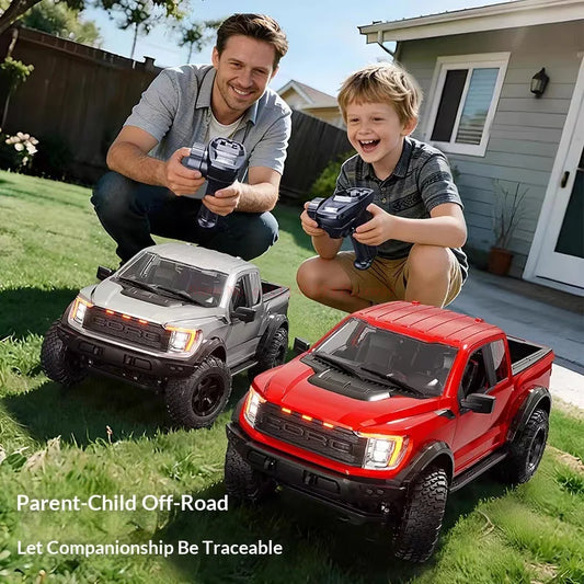 New F-150 Rc Car 1:12 Scale 4wd Off-Road Pickup Truck Full Metal Gearbox Realistic Open Doors Cruise Control Rc Vehicle
