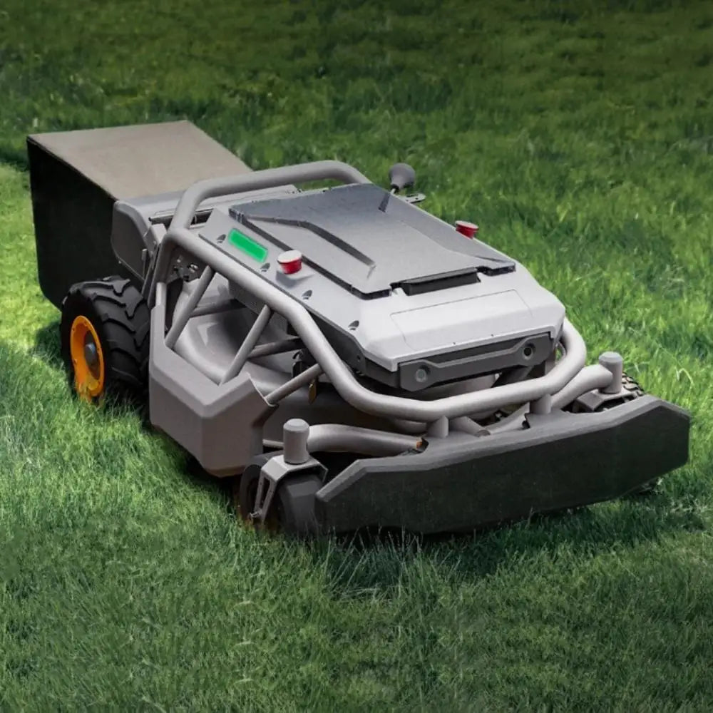 Customized S1 2WD 21'' Battery Remote Control Robotic Lawn Mower with Sensor Slope Control Suitable for Farm Lawns