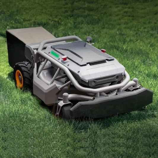 Customized S1 2WD 21'' Battery Remote Control Robotic Lawn Mower with Sensor Slope Control Suitable for Farm Lawns