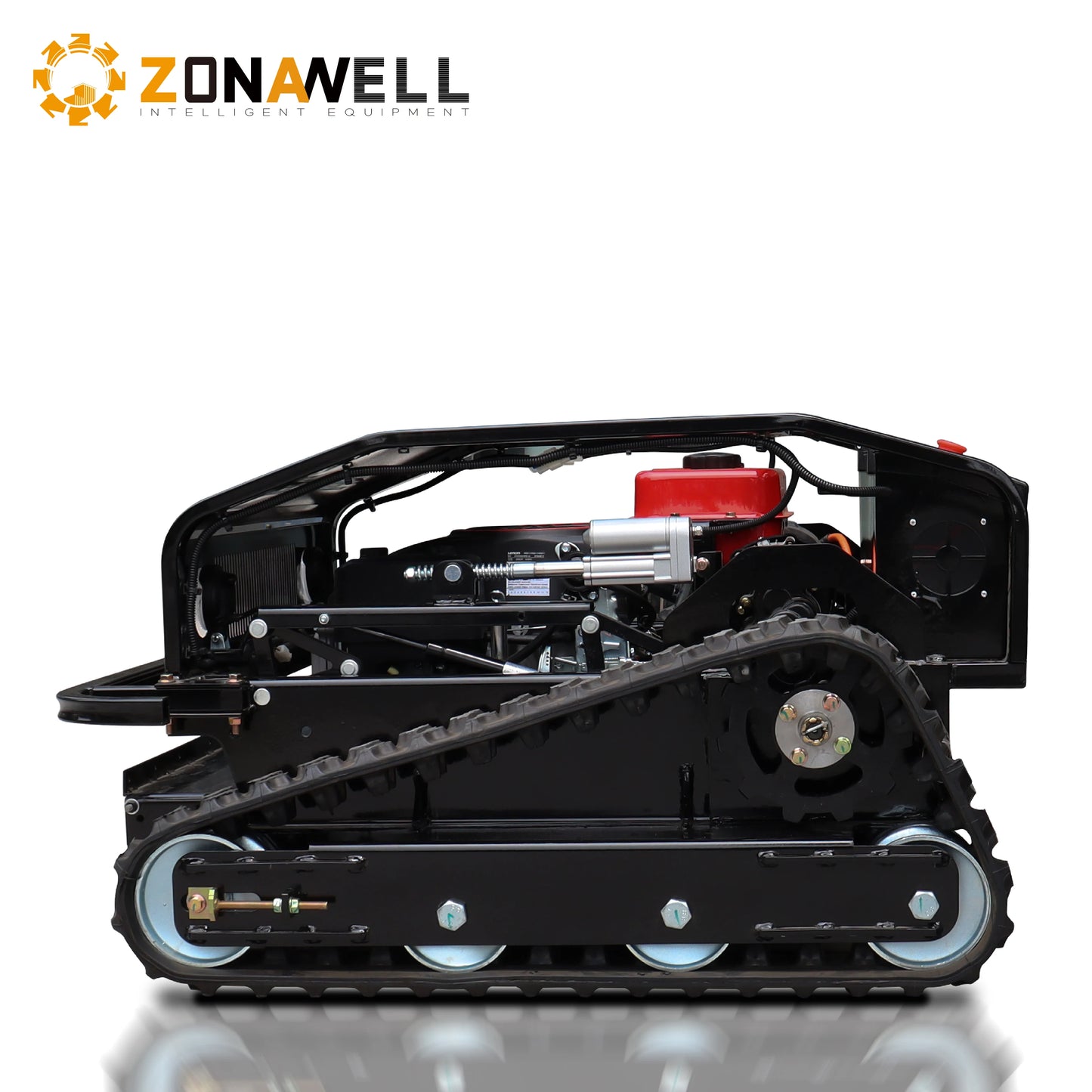 Self-charging RC Lawn Mower with Snow Plow Antistall 3800㎡/h 800MM 5KM/H Support Customization Support OEM