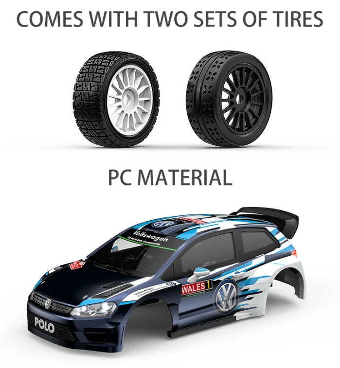 Hyper Go MJX 7304 WRC Remote Control Car 1/7 Drifting Car Rally Car Drifting Four-Wheel Drive Rally Car Model Toy