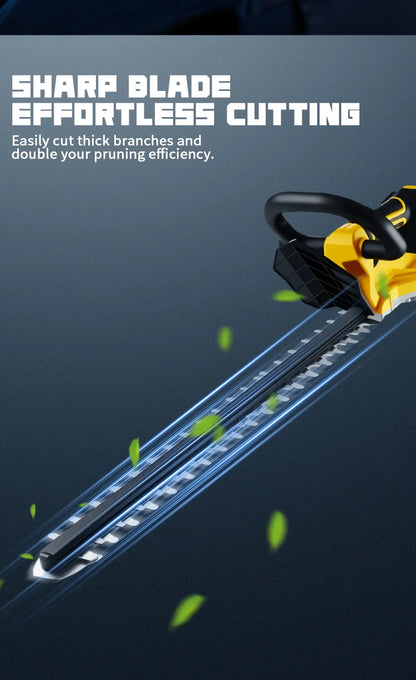 VIVSSO Cordless Electric Hedge Trimmer Lawn Mower Household Shrub Weeding Pruning Mower Garden Tools For Dewalt 20v Battery Pins
