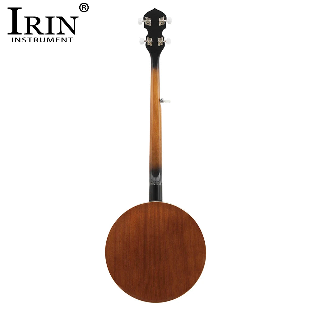 IRIN 5 Strings Banjo with Handbag High Quality Stringed Instrument with Banjo Accessories Traditional Guitar Adult Musical Gifts