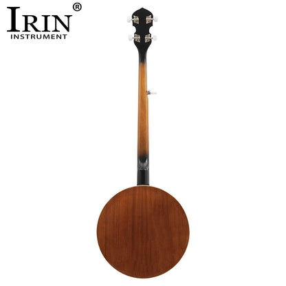 IRIN 5 Strings Banjo with Handbag High Quality Stringed Instrument with Banjo Accessories Traditional Guitar Adult Musical Gifts