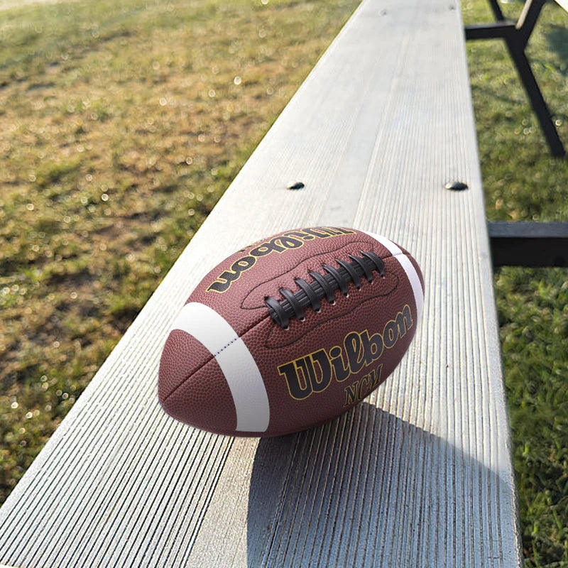 1PC High Quality Sports Size 6 Grip Official PU Leather Adult Kids Rugby American Football Balls