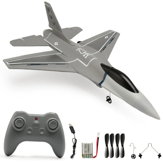 F16 RC Glider 2.4G 3CH 6-Axis Gyro Remote Control Airplane With Self-stabilization System EPP Foam Plane Toys for Kids Boys