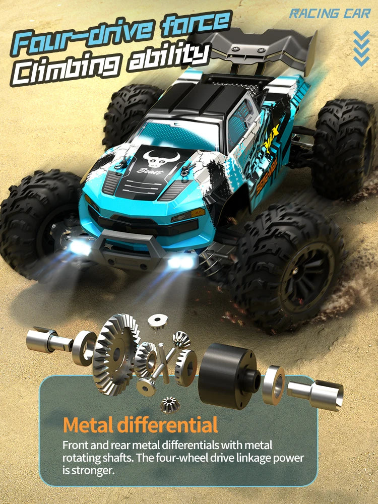 SG116 MAX 1:16 High Speed Drift Racing Car 80KM/H Brushless Motor 4WD RC Off Road Car Monster Trucks Toy For Kids Gift