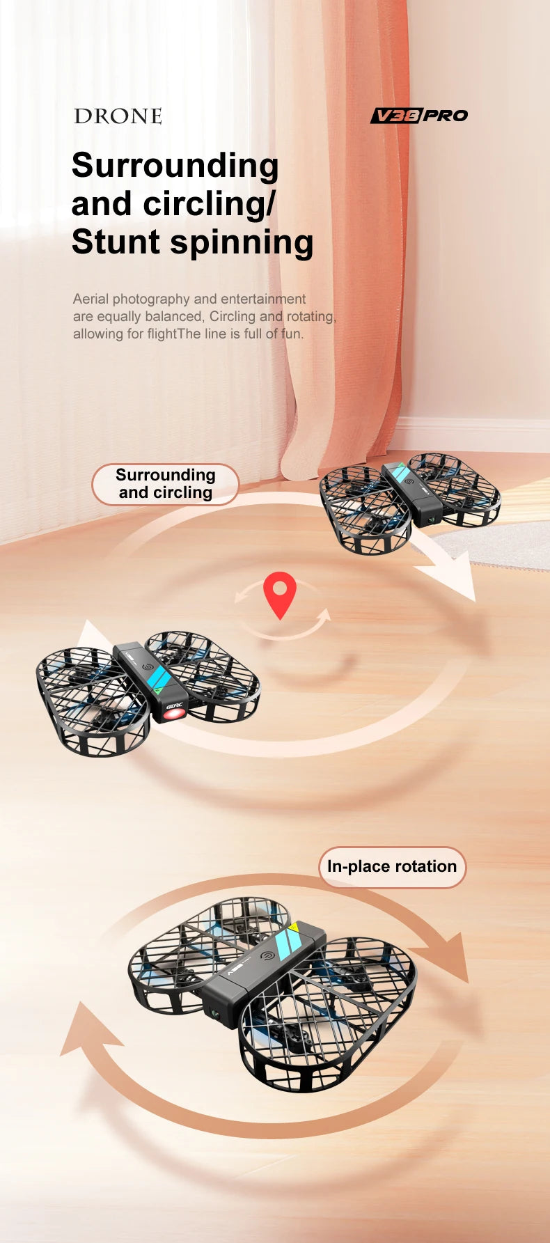 New 8K MINI RC Drone WIFI FPV Hover Camera Pocket Remote Control Helicopter WIFI FPV Foldable Quadcopter Toys Gift for Kids Boy